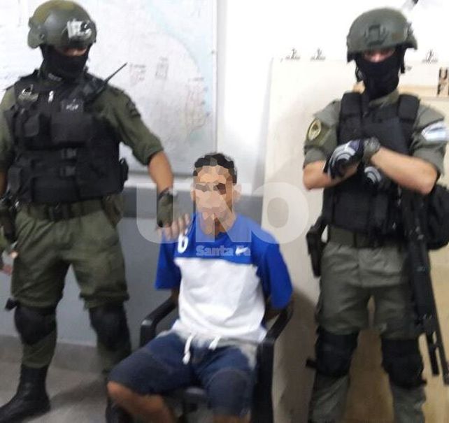 Gendarmería apresó a un sicario y narcotraficante de Rosario