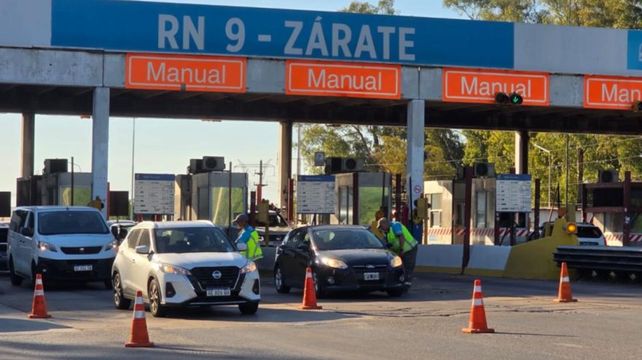 Los controles se realizaron en el peaje de Zárate.&nbsp;