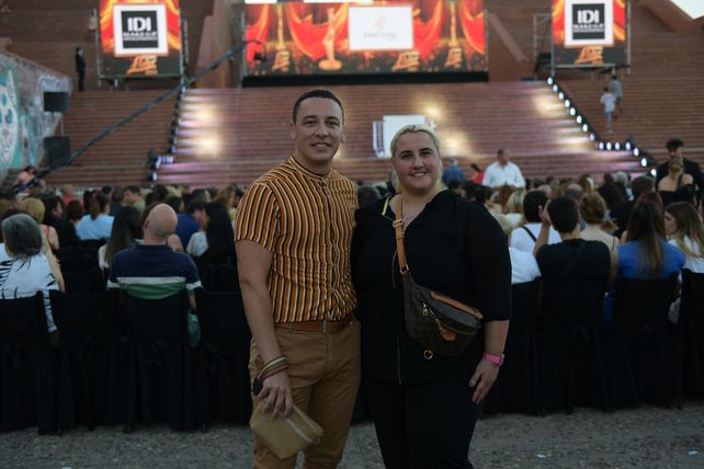 Jorge Magarinos y Noelia Castellani.