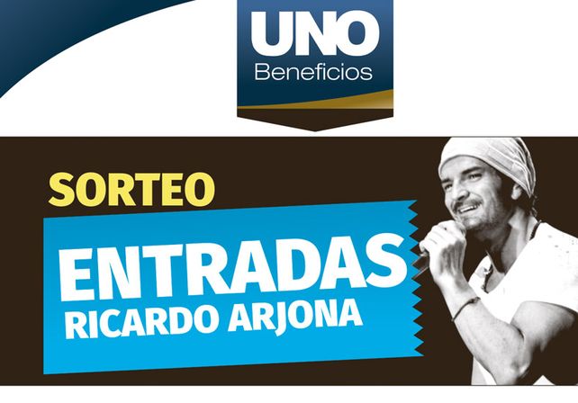 Beneficios UNO sortea entradas para ver a Ricardo Arjona