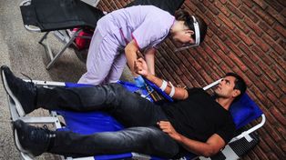 Coronavirus: jugadores de Patronato donaron sangre