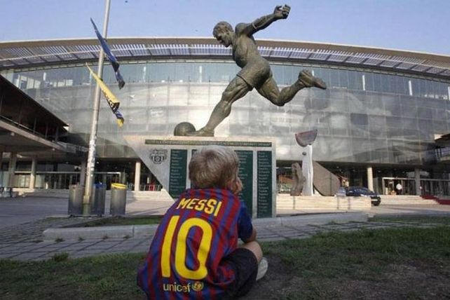 Messi tendría su propia estatua