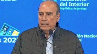 Guillermo Francos presentó los primeros resultados oficiales