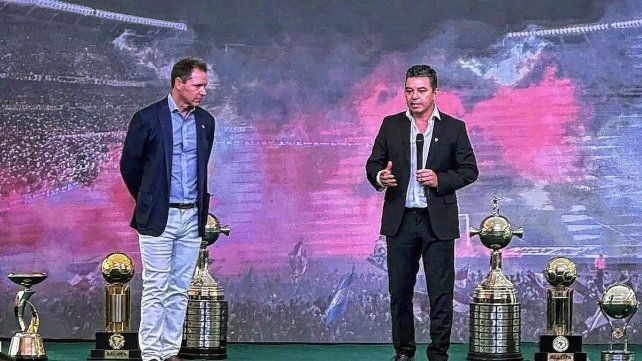 Marcelo Gallardo fue presentado como DT de River Plate.