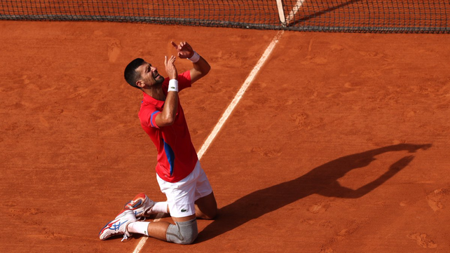 El grito de desahogo de Djokovic al finalizar el partido