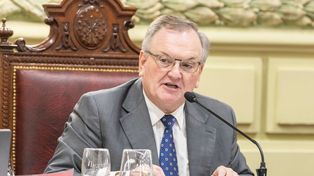 El presidente de la Convención, Felipe Michlig.