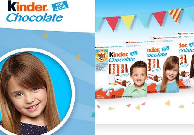Una niña sancarlina es la nueva cara de una importante marca de chocolates
