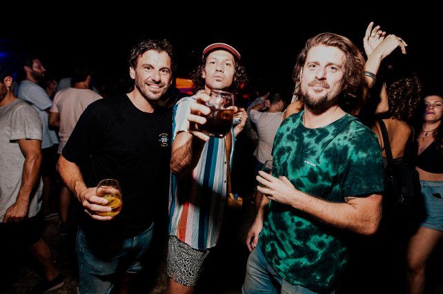 Joaquin Díaz, Alex Compagnucci y Laureano Cilfone