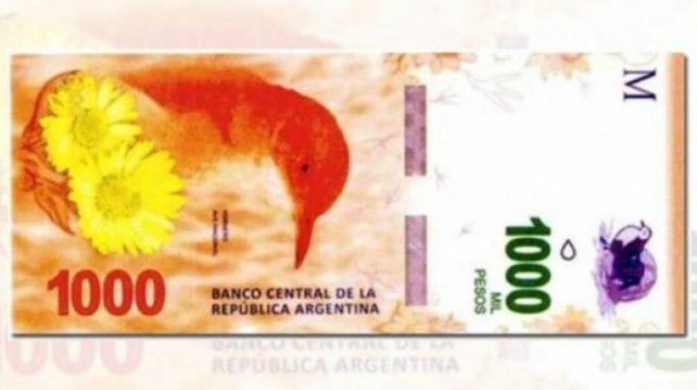 En diciembre comenzarán a circular los billetes de mil pesos