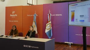 Renata Ghilotti y Mónica Alvarado, las responsables de la Secretaría de Transporte de Santa Fe.&nbsp;