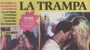 Apareció la secuencia de fotos comprometidas de Messi