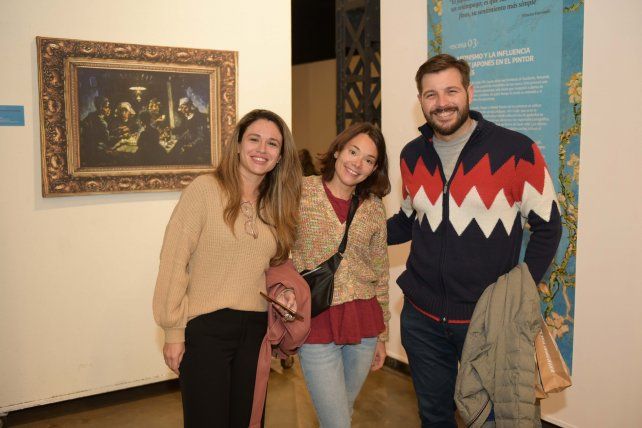 Lucia Comelli, Moinel Masia y Lautaro Duboe