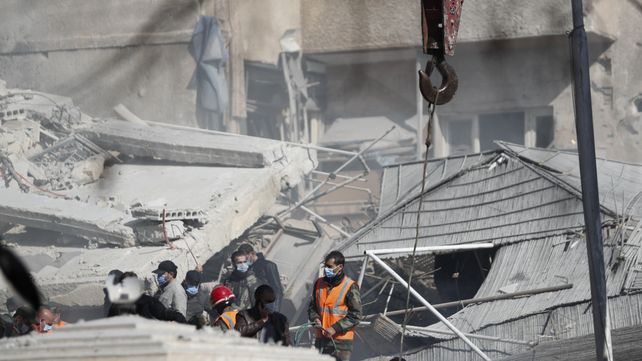 El gobierno iraní atribuyó a Israel el ataque contra un edificio en la ciudad siria de Damasco.