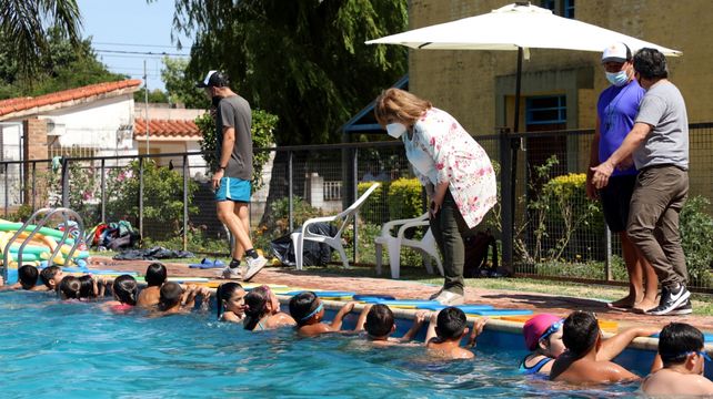 La ministra Cantero participó del inicio de las actividades.