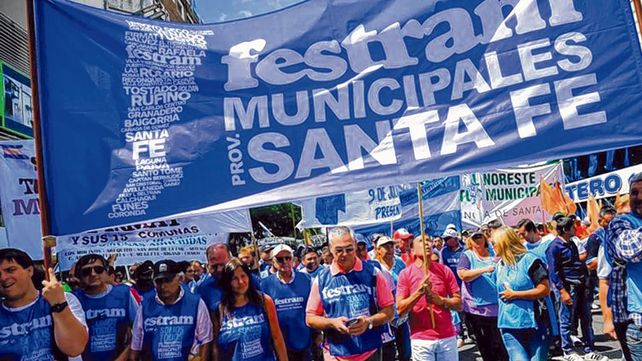 movilización. En Rosario