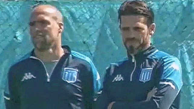 Fernando Gago se puso al frente del plantel de Racing