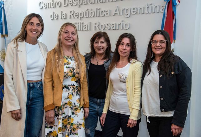 Natali Addomiyeh, Mara Aguirre, Cristina Pellicciotti, Alejandra Matkovic y Silvia Castillo