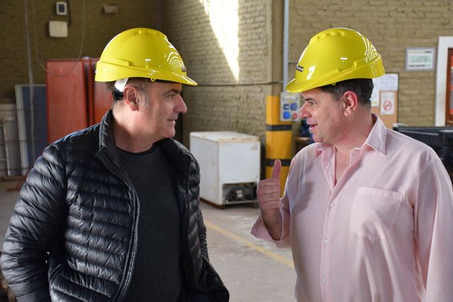 Supervisaron los avances en la estación reductora de presión que aumentará el flujo de gas para Alvear