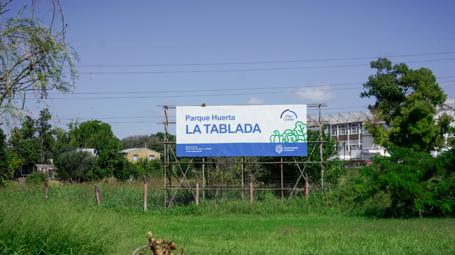 El parque huerta de Tablada, ubicado en Gutiérrez y Circunvalación.
