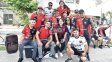 Todo el color y pasión de los hinchas de Colón para el partido ante Defensores de Belgrano