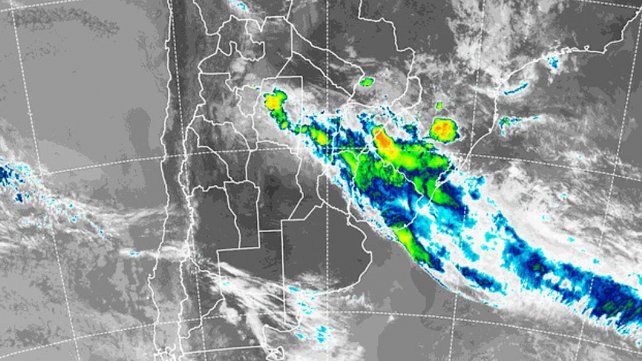 El mal tiempo continuará este miércoles en Entre Ríos y el SMN emitió un alerta amarilla por probables tormentas en la zona norte.