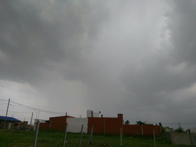 El cielo de tormenta en San Benito