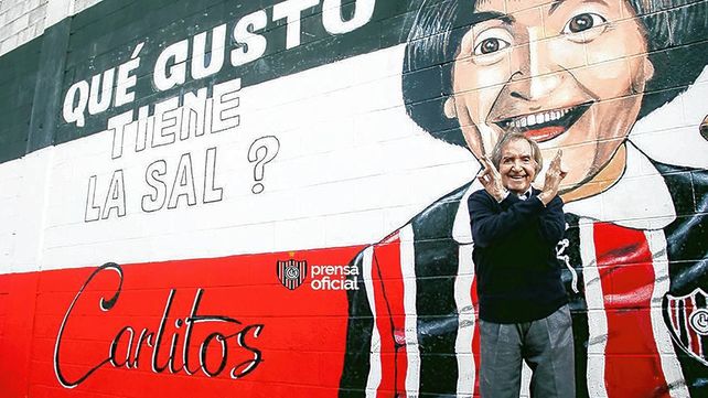 Carlitos Balá, un embajador del club Chacarita Juniors