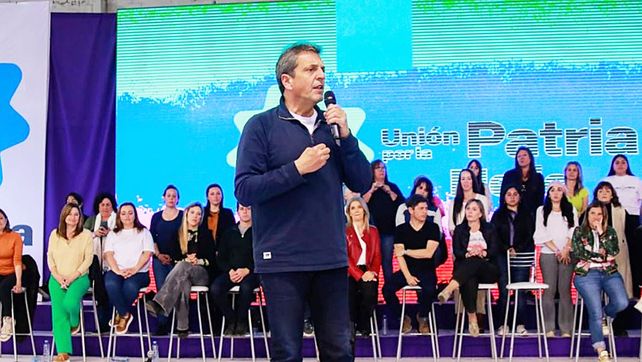 El candidato de Unión por la Patria (UxP)