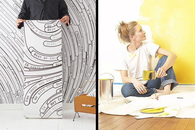 ¿Empapelar o pintar?