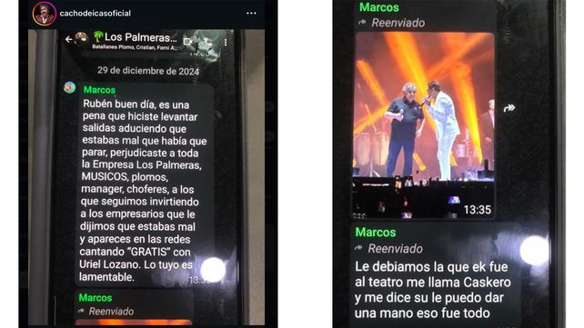 Los Palmeras: cruces entre el hijo de Cacho Deicas y Marcos Camino