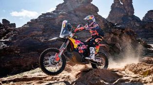 Kevin Benavídez aún no ganó una etapa pero su regularidad lo puso a 13 segundos de la cima en la general del Dakar.