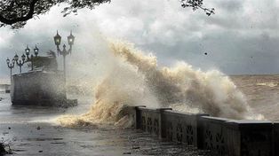 Alerta naranja en Uruguay por la inminente llegada de un ciclón