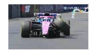 Video: Colapinto se salvó de milagro: Gasly chocó a Tsunoda y casi se lo lleva puesto
