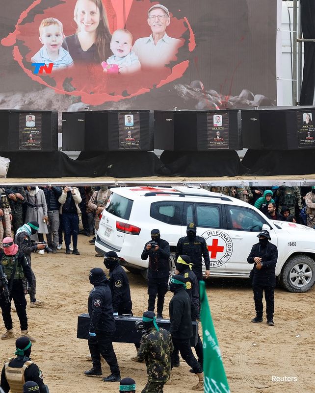 Guerra en Gaza: Hamás entregó a Israel los cuerpos de la familia argentina Bibas