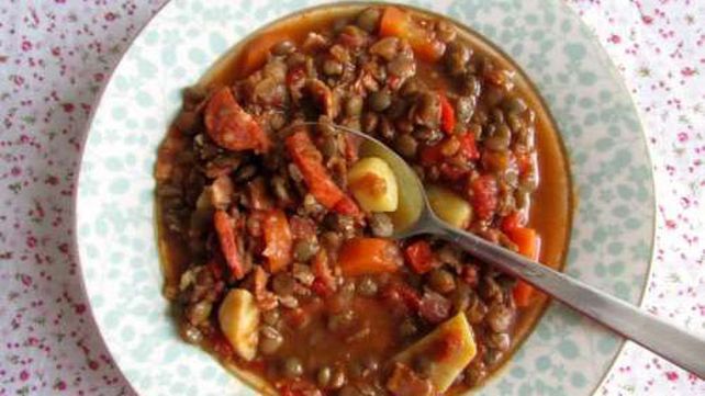 Recetas: para combatir el frío nada mejor que un guiso de lentejas