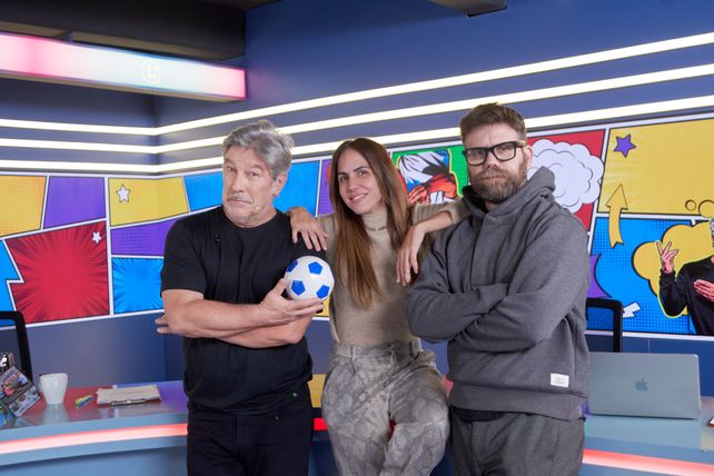 Pachu Peña, Fernanda Merdeni y Lisandro Machain