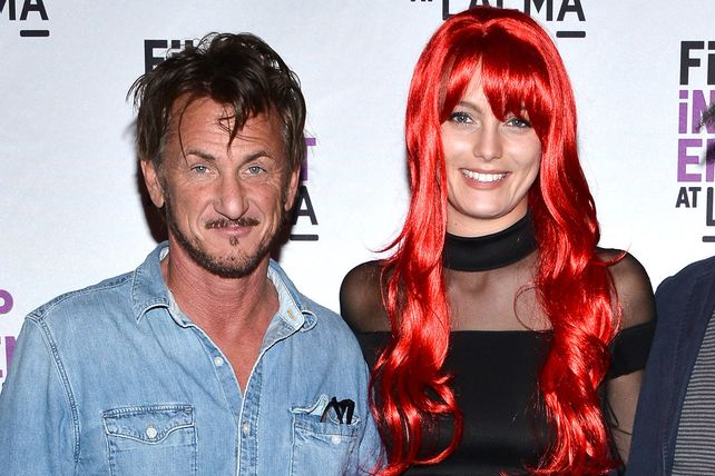 Sean Penn a los besos con Leila George, la hija de 24 años de Vincent DOnofrio