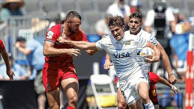 Los Pumas Seven avanzaron a cuartos de final en el Seven de Los Ángeles.