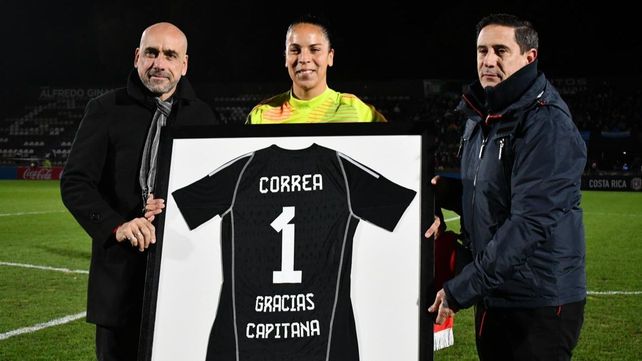 Vanina Correa le dijo adiós al arco de Argentina.