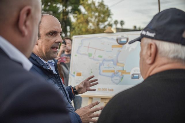 Quedó inaugurado el desagüe Padre Genesio, en Guadalupe Este