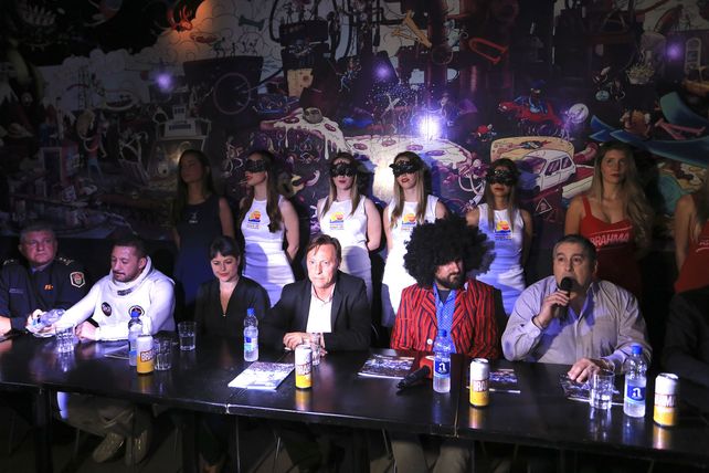 El momento del secretario de Turismo de la Municipalidad de Paraná. 