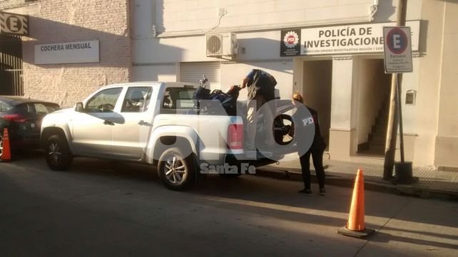 Secuestro. La moto robada que fue recuperada por agentes de la Policía de Investigaciones.&nbsp;