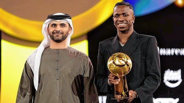 Vinicius y Real Madrid fueron la atracción en los Globe Soccer Awards