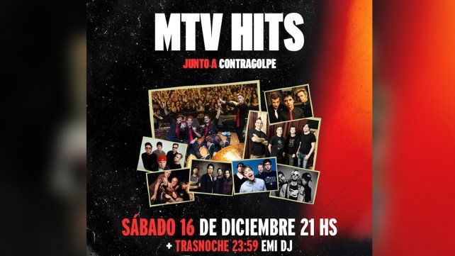 MTV Hits y Contragolpe se presentan en Tribus con todo el punk rock y los clásicos de los 90 y 00