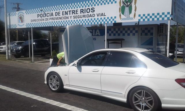 Secuestrado. El auto de alta gama quedó a disposición de la Justicia