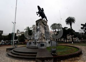 La plaza San Martín, sin cocheras