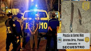 Fueron a atacar a una familia y justo estaba la policía