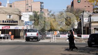 Socavón: habilitaron el tránsito en calle Urquiza a la altura de Bulevar