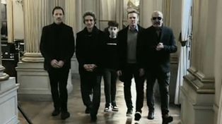 Federico DElía, Alejandro Fiore, Diego Peretti y Martín Seefeld volvieron a ponerse en la piel de Los Simuladores para el Bar Mitzvah de Nicolás, el sobrino de Damián Szifrón.&nbsp;