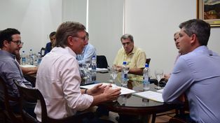 Bahillo y la Bolsa de Cereales analizaron el avance del trabajo en conjunto